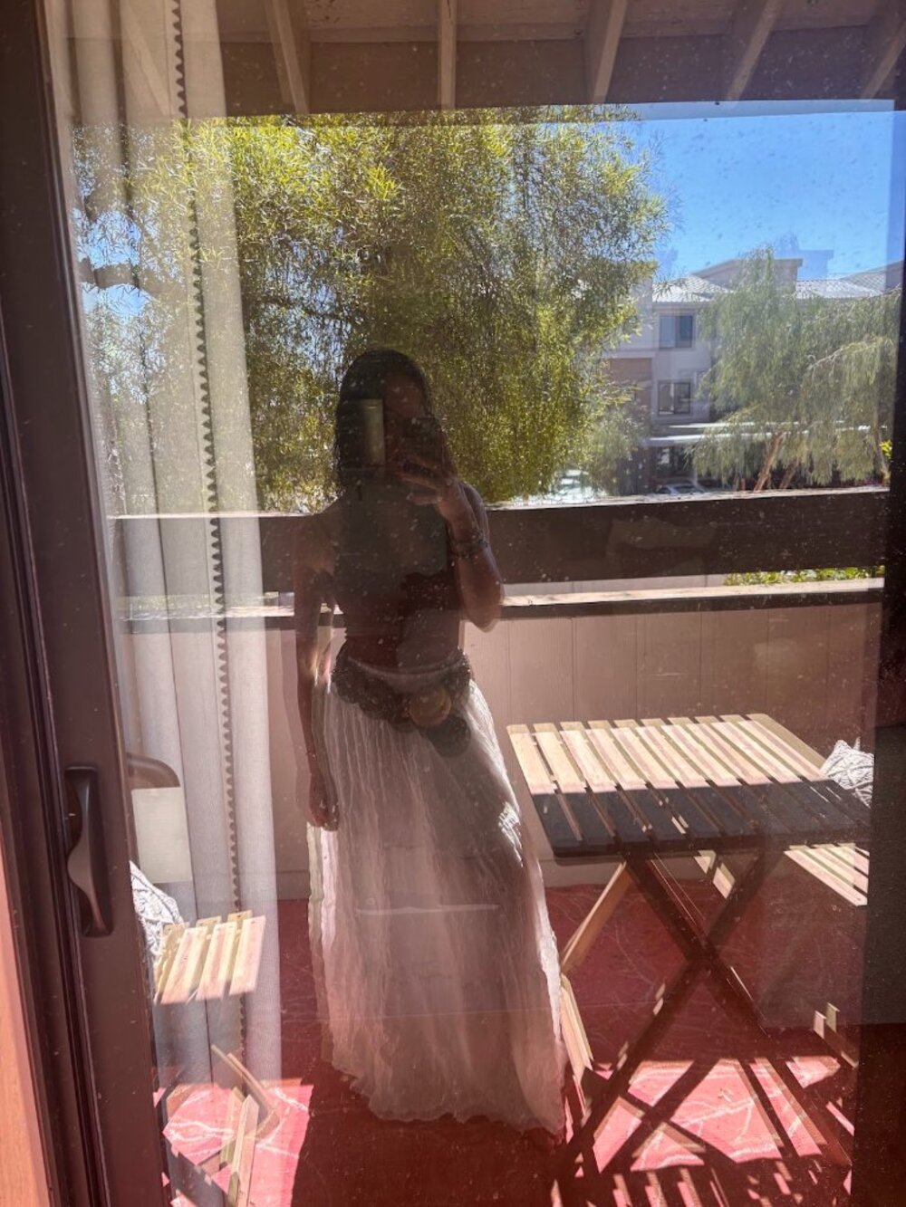 White Maxi Skirt